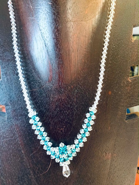 Jewelry - Handmade Swarovski crystal princess necklace